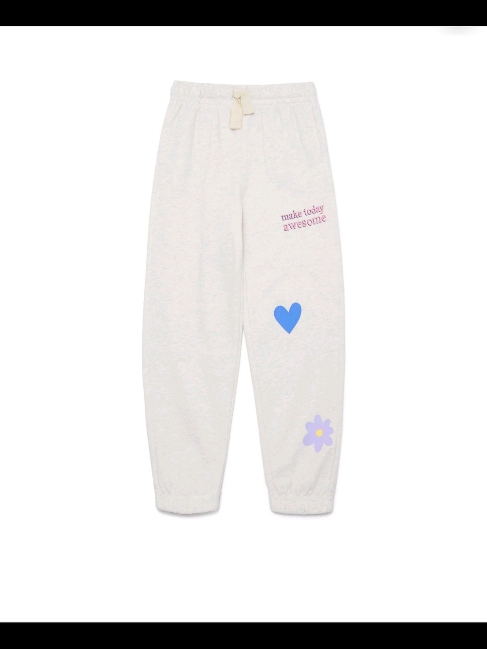 NWT Girls Fleece Graphic Jogger Pants Multi-Sizes 5 & 6 Available!